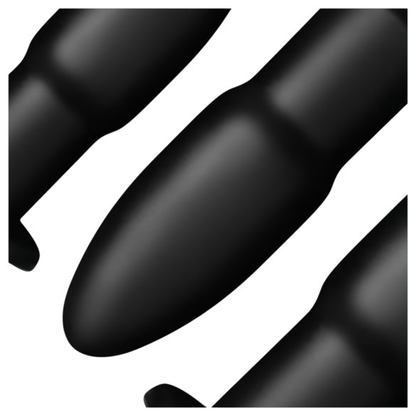 BUTTR - set bile anale - set pentru antrenament anal - silicon negru