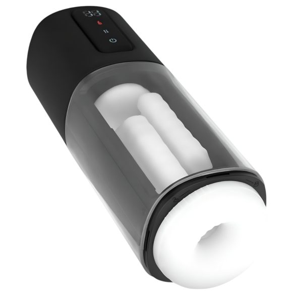 CRUIZR CX11 - masturbator încălzitor, strâmt - negru