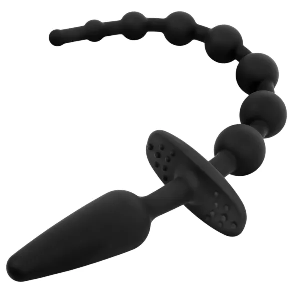 EasyToys - dop anal 2 în 1 - silicon negru
