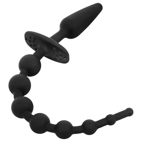 EasyToys - dop anal 2 în 1 - silicon negru