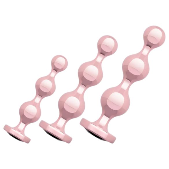 Rosy Gold - set dildo anal (aur roz)