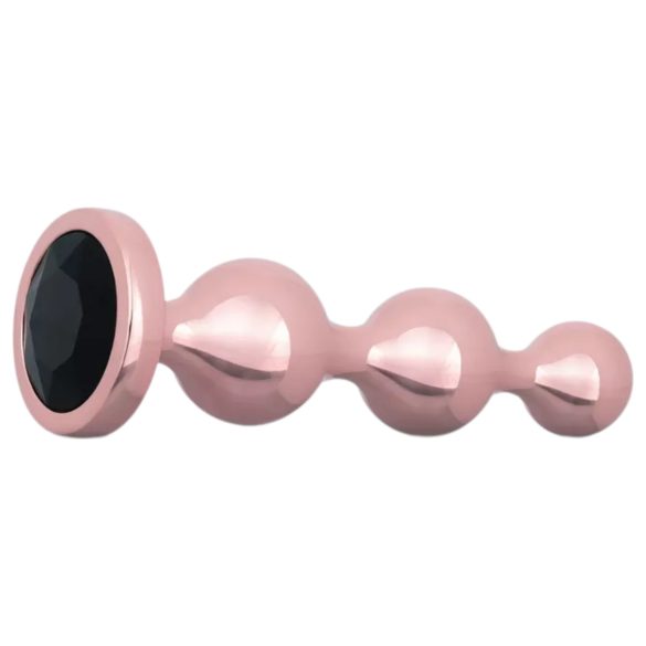 Rosy Gold - set dildo anal - metal roz auriu