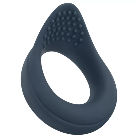 Boners - inel pentru penis vibrator - silicon albastru