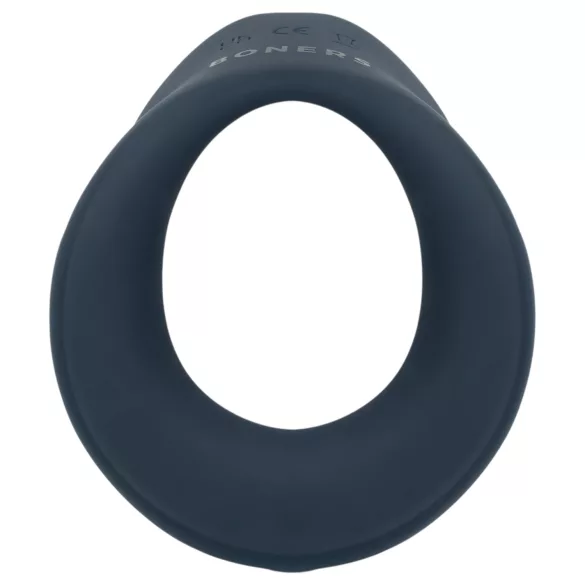 Boners - inel pentru penis vibrator - silicon albastru