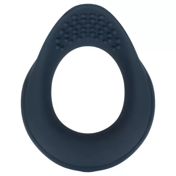 Boners - inel pentru penis vibrator - silicon albastru