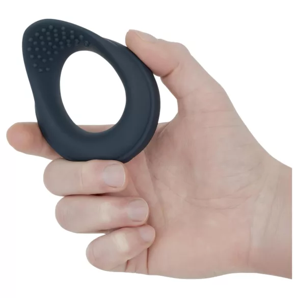 Boners - inel pentru penis vibrator - silicon albastru