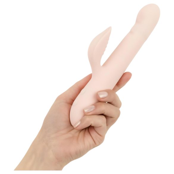 Good Vibes Only Shai - vibrator rabbit cu funcție de împingere - silicon roz