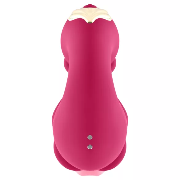 Teazers - vibrator dublu cu limbă - roz