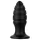 BUTTR Aftershock - dop anal uriaș (negru) - 23 cm