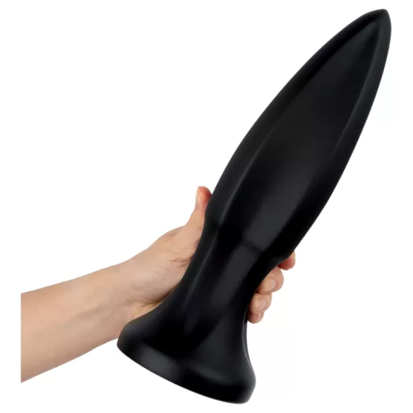 BUTTR Huge Explosive II - dop anal uriaș (negru) - 29 cm