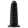 BUTTR Double Ribbed - dop anal cu striații mari (negru) - 26 cm