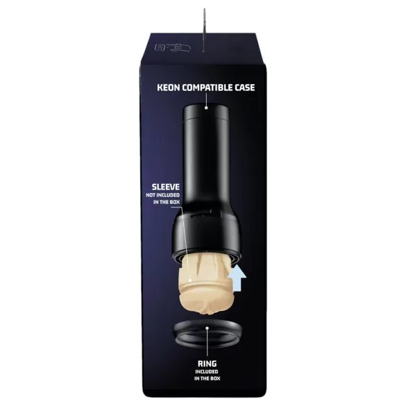 Kiiroo Keon - husă accesorii - fără manșetă - negru