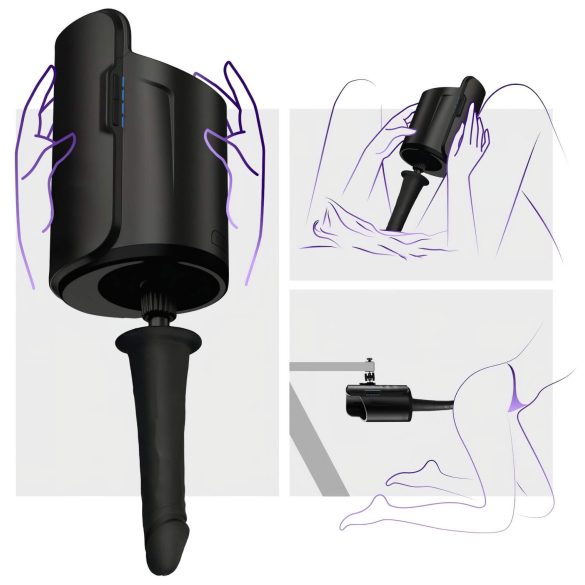 Kiiroo Keon - adaptor pentru dildo - negru