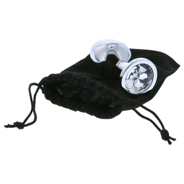 Gleaming Love - plug anal - metal argintiu