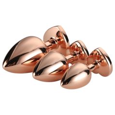 Gleaming Love - Set anal romantic rosegold (3 piese)