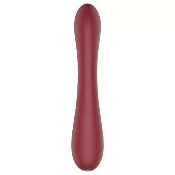 Romance Emily - vibrator G-spot cu braț pentru clitoris - roșu