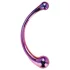 Dreamtoys - dildo din sticlă masaj - mov