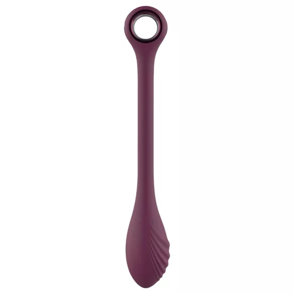 Glam - vibrator flexibil impermeabil cu baterii, pentru punctul G (mov)