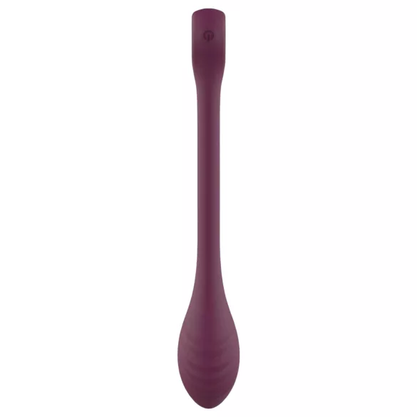 Glam - vibrator flexibil impermeabil cu baterii, pentru punctul G (mov)