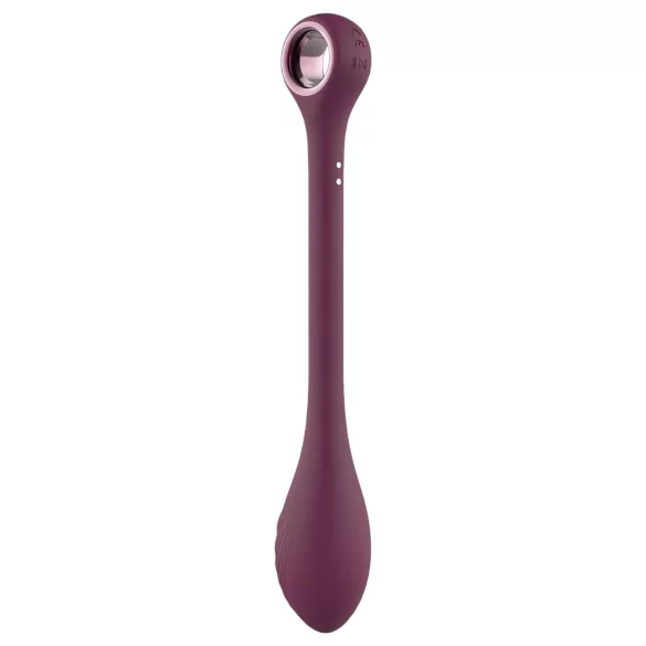 Glam - vibrator flexibil impermeabil cu baterii, pentru punctul G (mov)