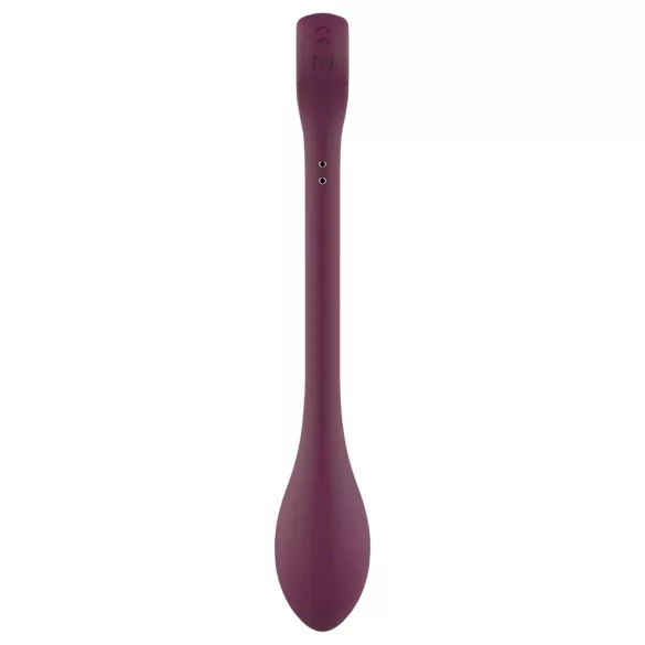 Glam - vibrator flexibil impermeabil cu baterii, pentru punctul G (mov)