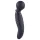 Glam - vibrator wand cu două capete (gri închis)
