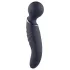Glam - vibrator wand cu două capete (gri închis)
