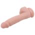 Mr. Dixx 7.6 - Dildo cu ventuză și testicule - natural (19,5 cm)