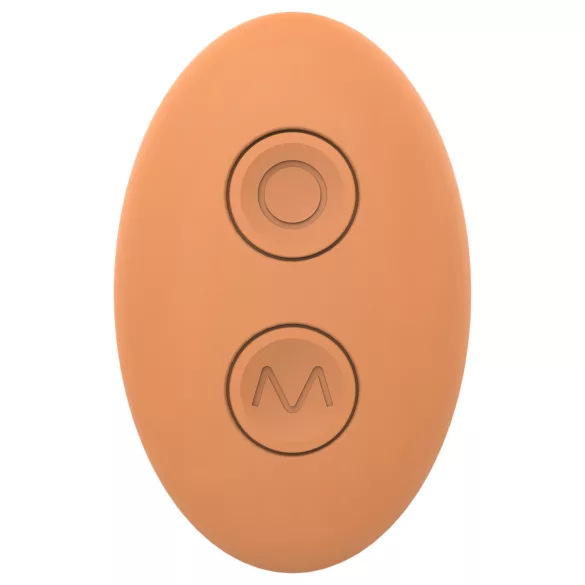 Glam - vibrator pentru cuplu cu telecomandă, reîncărcabil - portocaliu