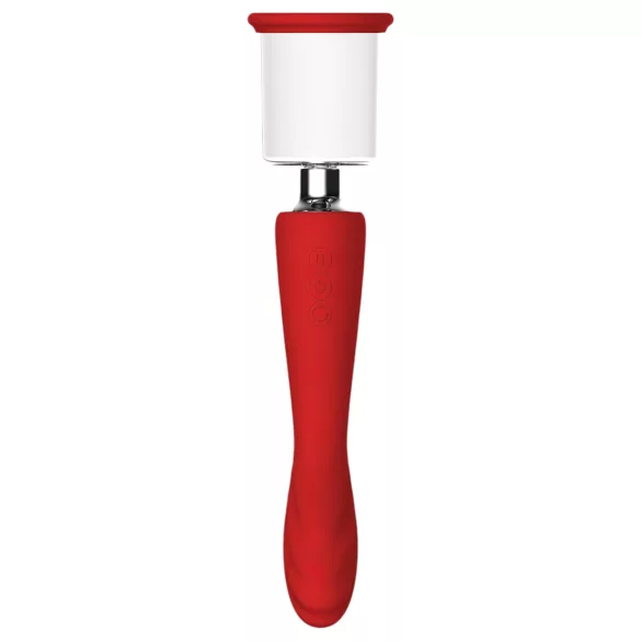 Red Revolution Georgia - Vibrator punctul G și pompă vaginală - roșu