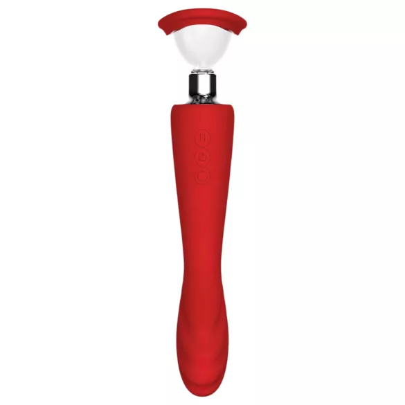 Red Revolution Georgia - Vibrator punctul G și pompă vaginală - roșu