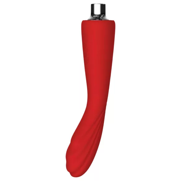 Red Revolution Georgia - Vibrator punctul G și pompă vaginală - roșu