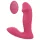 Dreamtoys - vibrator purtabil cu telecomandă - funcție de împingere - roz
