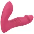 Dreamtoys - vibrator purtabil cu telecomandă - funcție de împingere - roz