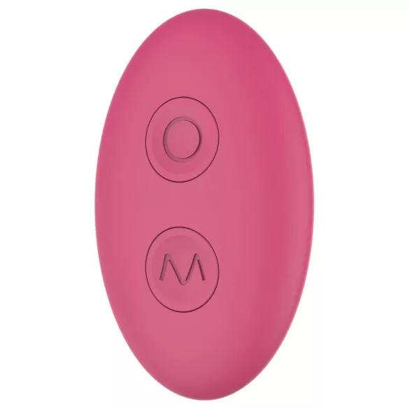 Dreamtoys - vibrator purtabil cu telecomandă - funcție de împingere - roz