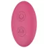 Dreamtoys - vibrator purtabil cu telecomandă - funcție de împingere - roz