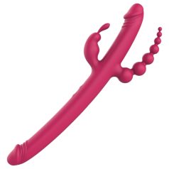   Dreamtoys Anywhere Pleasure Vibe - vibrator cu acumulator, 4 căi (roz)