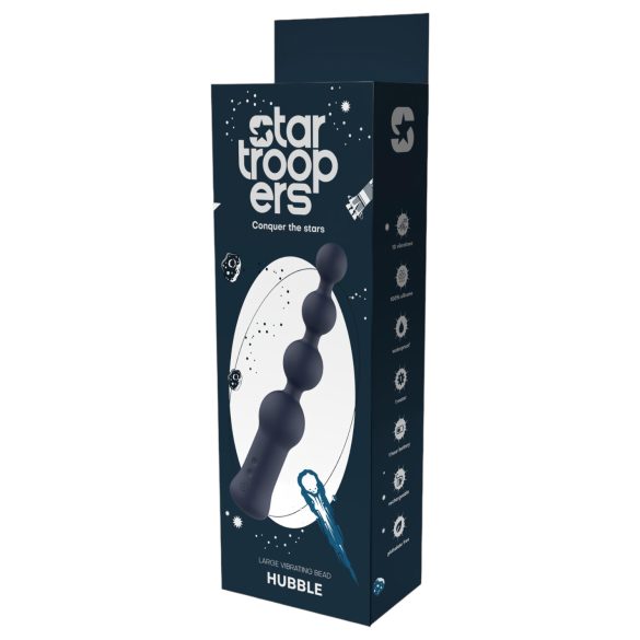 Startroopers Hubble - vibratoare anal cu bile - reîncărcabil - albastru