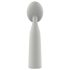 Nude Luna - mini vibrator tip wand reîncărcabil - gri