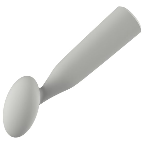 Nude Luna - mini vibrator tip wand reîncărcabil - gri