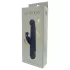 Dreamtoys Goddess Collection - vibrator cu mișcare de împingere (albastru închis)