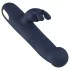 Dreamtoys Goddess Collection - vibrator cu mișcare de împingere (albastru închis)