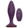 Glam - vibrator anal cu telecomandă (mov)