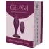 Glam - vibrator anal cu telecomandă (mov)