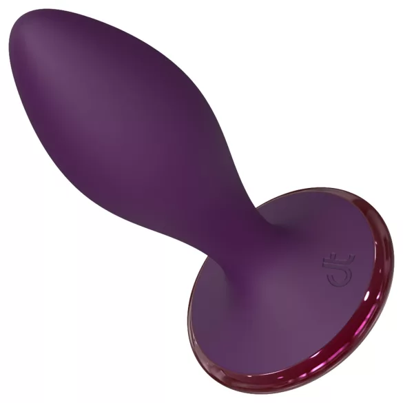 Glam - vibrator anal cu telecomandă (mov)
