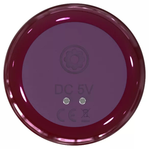 Glam - vibrator anal cu telecomandă (mov)