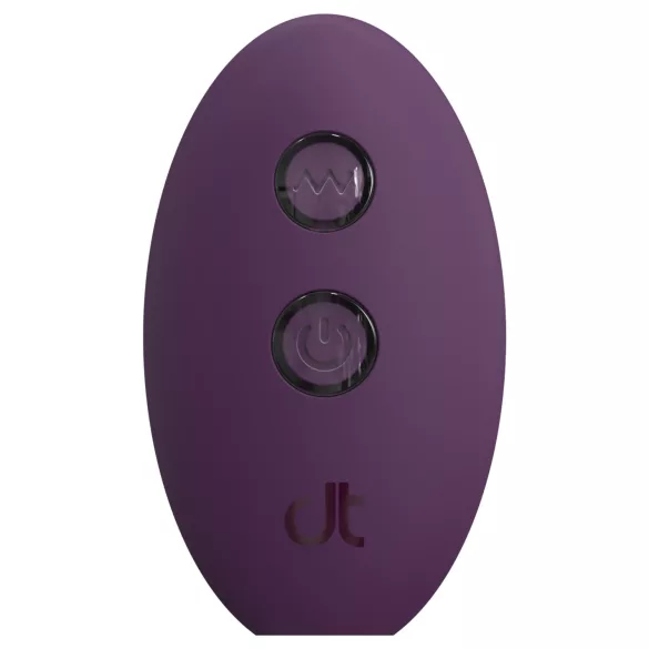 Glam - vibrator anal cu telecomandă (mov)