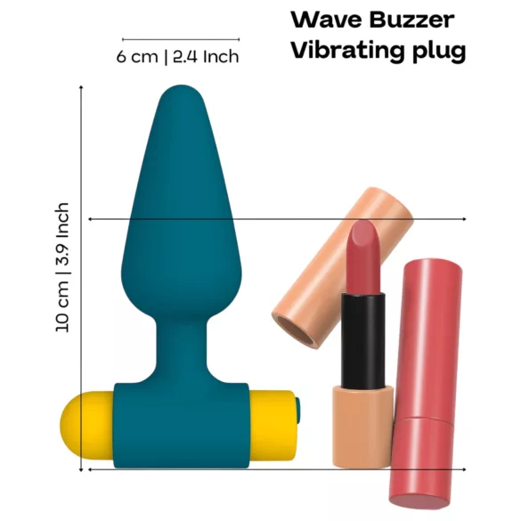 Dreamtoys Love Signal - dopă anală vibrantă (verde)