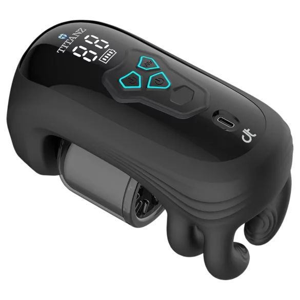 Titanz Auto Squeeze - masturbator automat (negru)