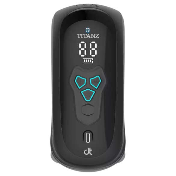 Titanz Auto Squeeze - masturbator automat (negru)